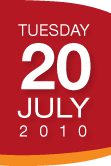 20 July 2010 - Keep this date free!